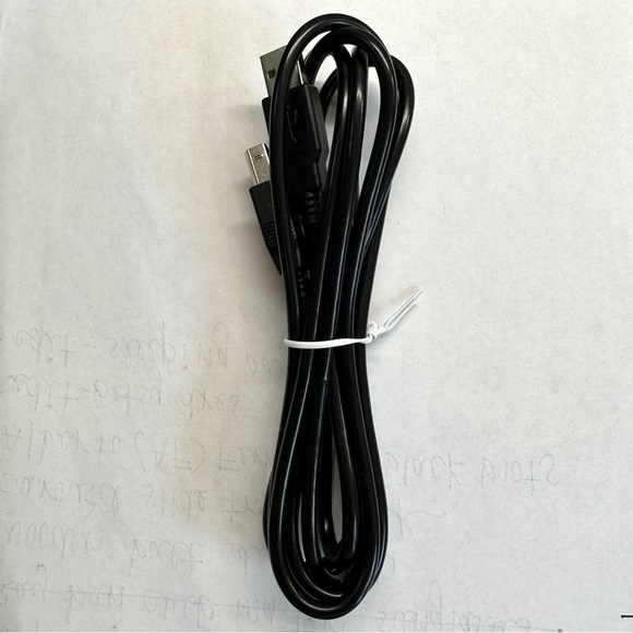 Black USB 2.0 Type B Cable Cord - Picture 8 of 9